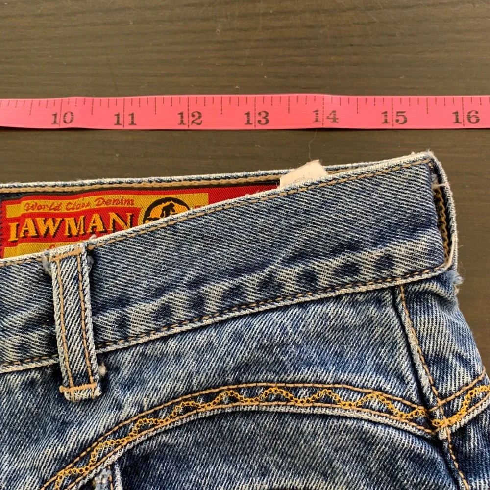 Vintage Lawman Western Jeans Women 11 Denim Americana Retro Rodeo Button Fly‎